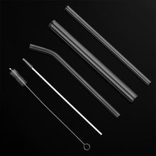 Load image into Gallery viewer, Glass Drinking Straws (3-Pack)