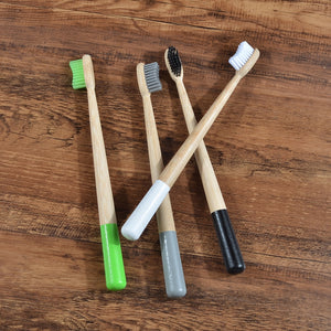 Bamboo Toothbrushes 4-Pack (+Plant a Tree)